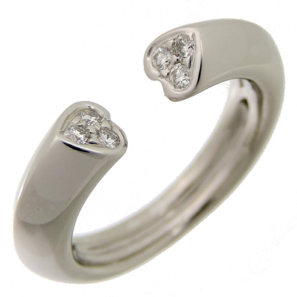 Paloma Picasso Heart Diamond 18K White Gold Ring