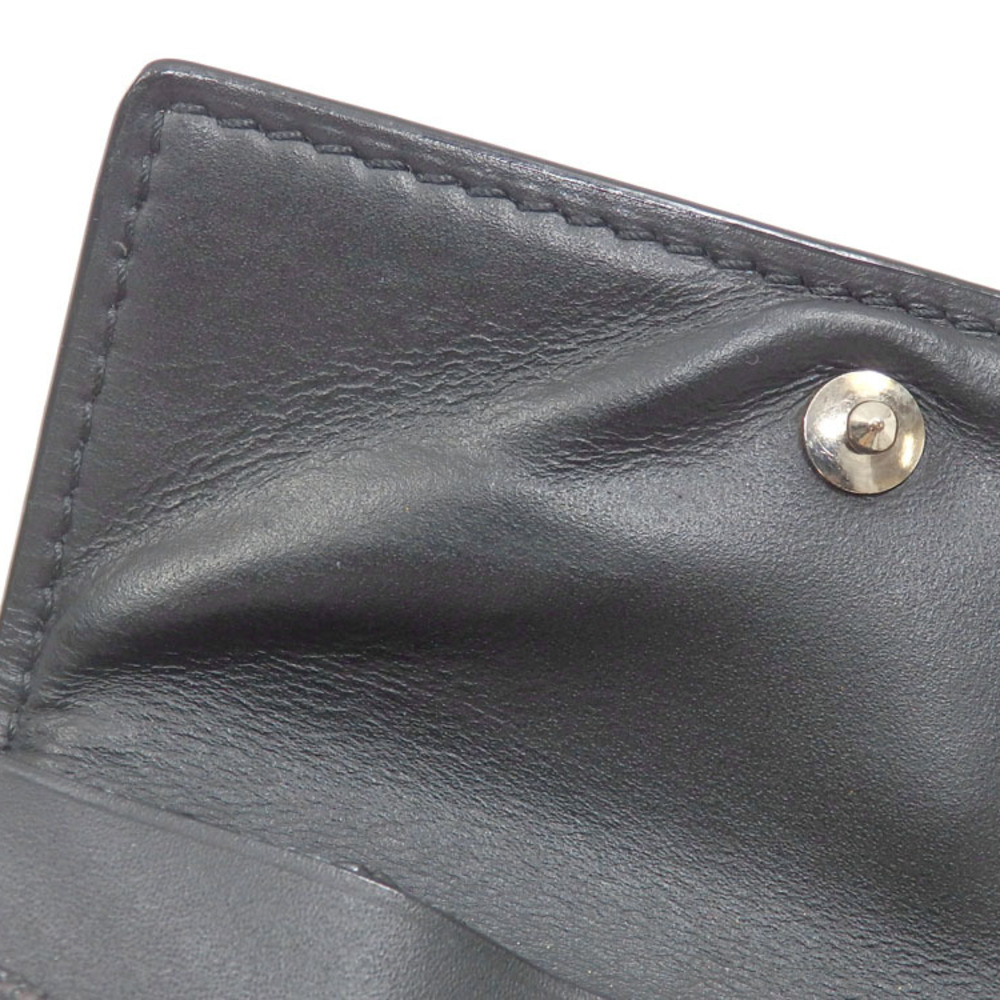 Goyard Coin Case Brown PVC Leather Purse Women's Men's Herringbone Pattern