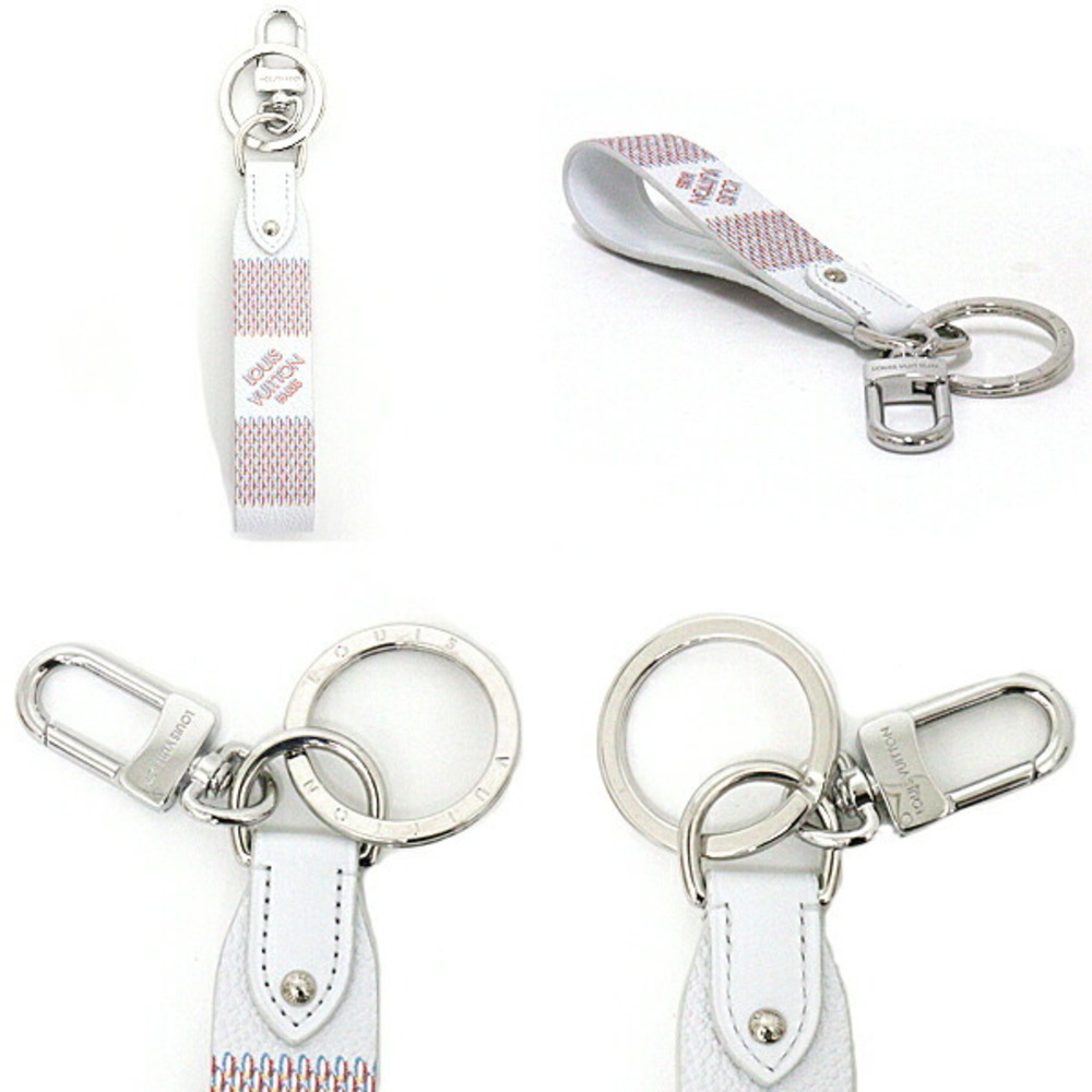 Patent leather key ring Louis Vuitton Pink in Patent leather