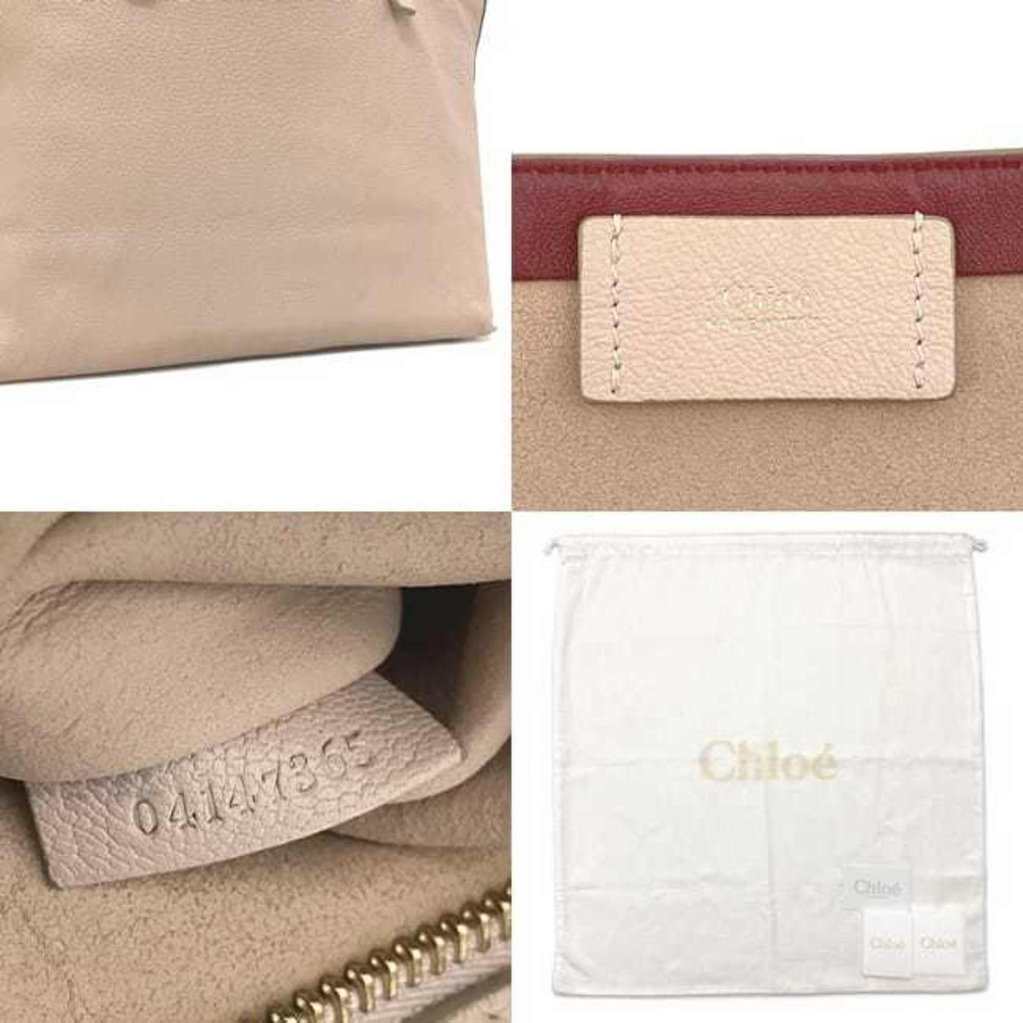 Chloé Chloe Tote Bag Dylan Pink 3S0361 Leather Ladies