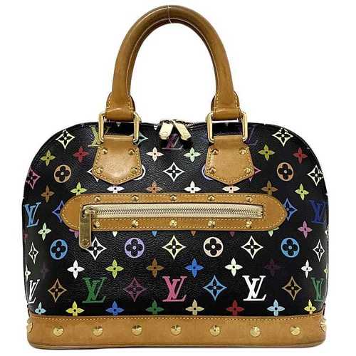 Louis Vuitton Alma Monogram Clutch Canvas Handbag / DETAILED FEATURES-  Please see photos / 12.6 x 9.4 x…