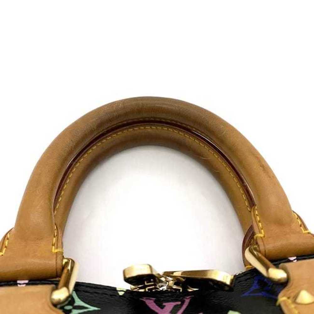 Auth LOUIS VUITTON Alma PM M92646 Monogram Multicolor Noir Black Handbag