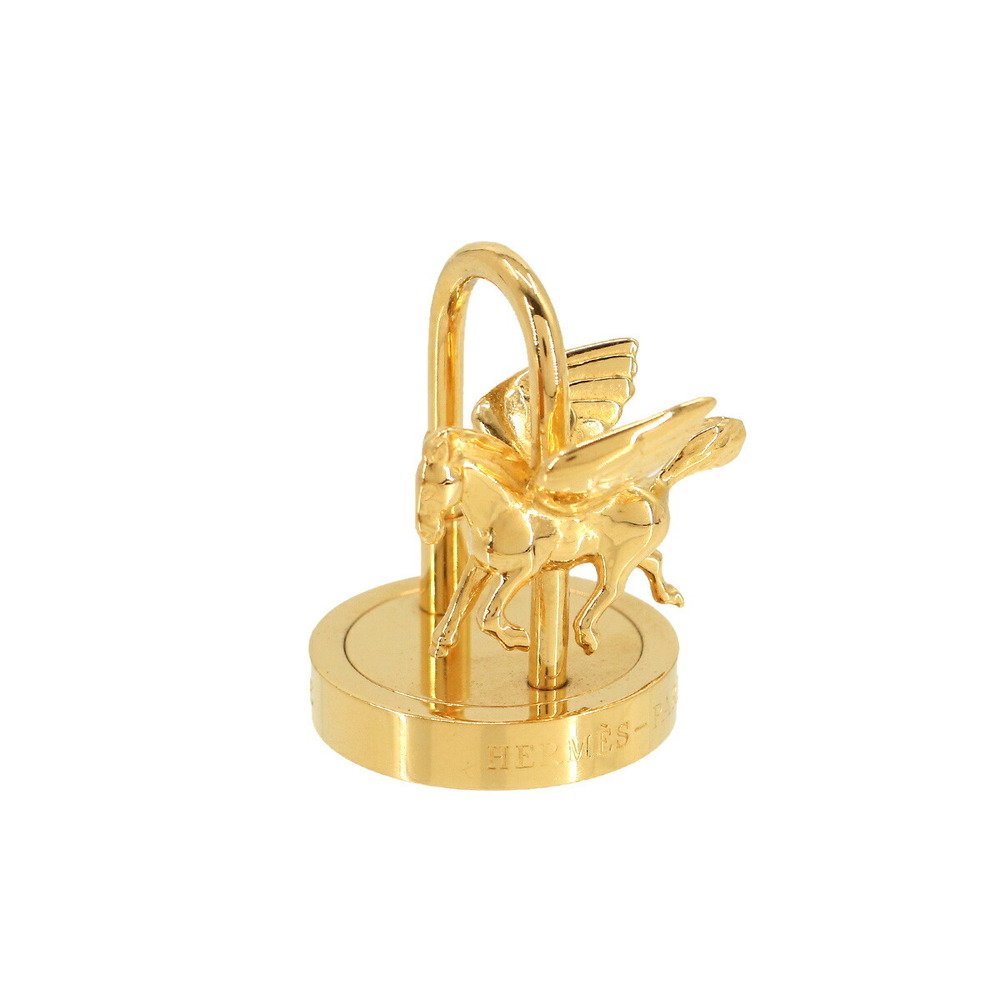Pre-owned Cadenas Bag Charm In Gold