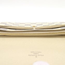 Louis Vuitton Sarah Portefeuille Wallet Damier Azur Leather Bag White Purse