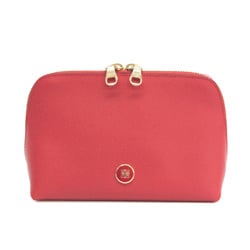 Loewe Women's Leather Pouch Pink Red