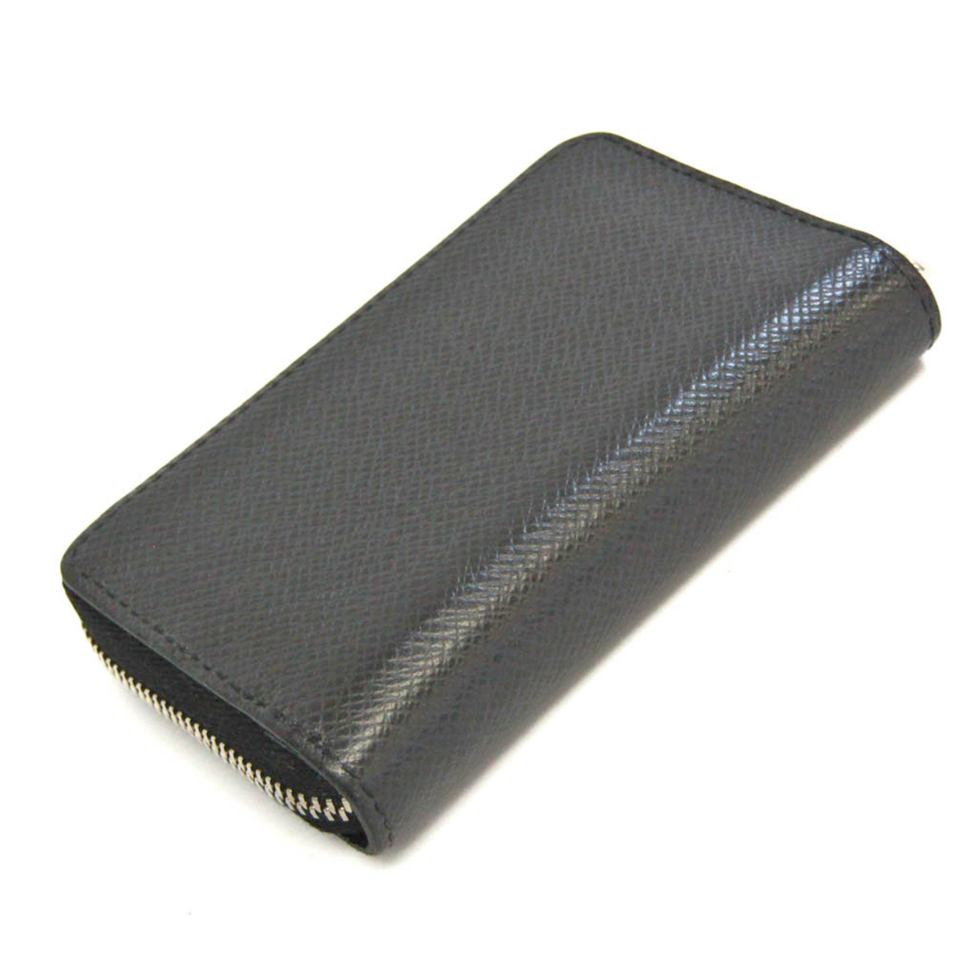 Louis Vuitton Taiga Zippy-coin-purse M30511 Men's Taiga Leather Coin Purse/coin Case Ardoise