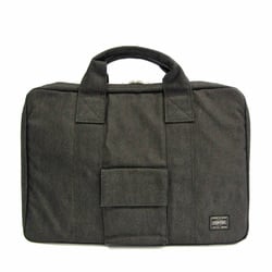 Porter POWERBOOK Men,Women Denim Briefcase,Laptop Bag Black