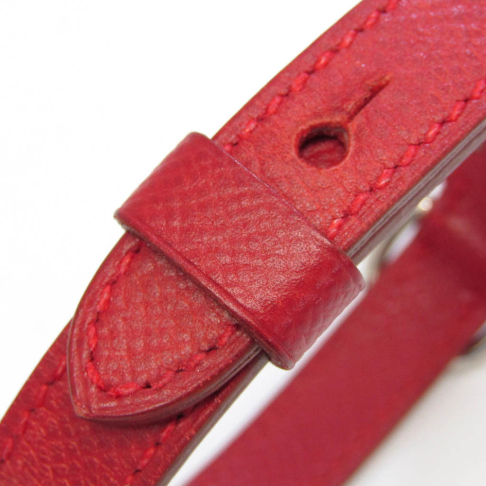 Hermes Dog Collar Epsom Leather Red Color | eLADY Globazone