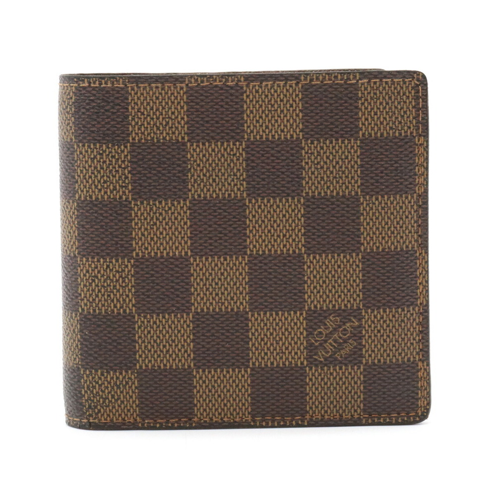 LOUIS VUITTON Louis Vuitton Damier Portefeuille Marco bi-fold wallet  without solid N61675