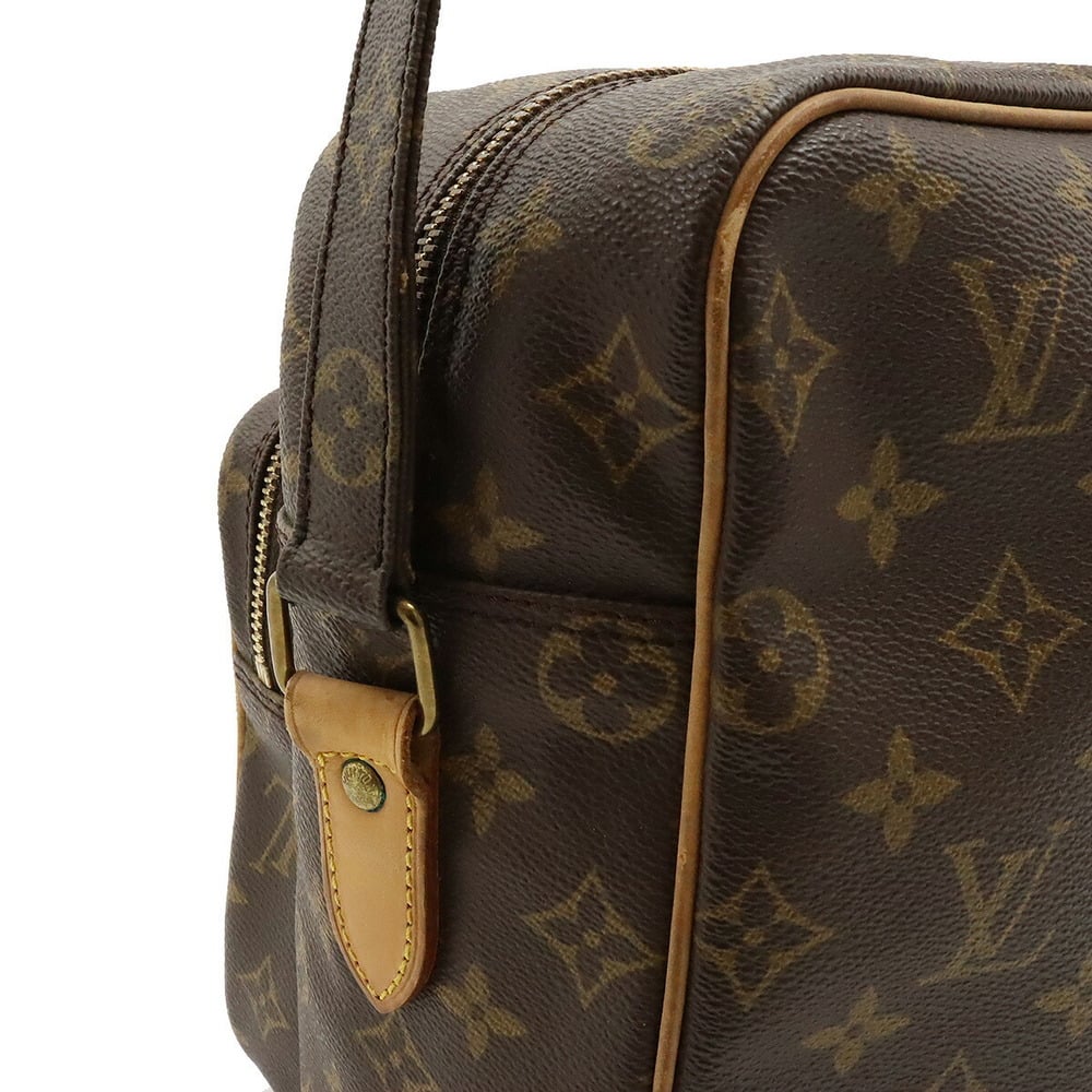 Shop for Louis Vuitton Monogram Canvas Leather Nile GM Shoulder