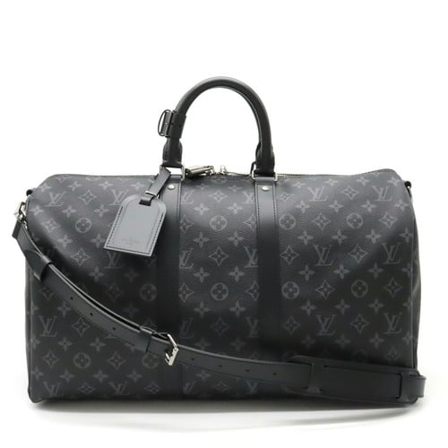 Louis Vuitton Monogram Eclipse Keepall Bandouliere 45 M40569 w