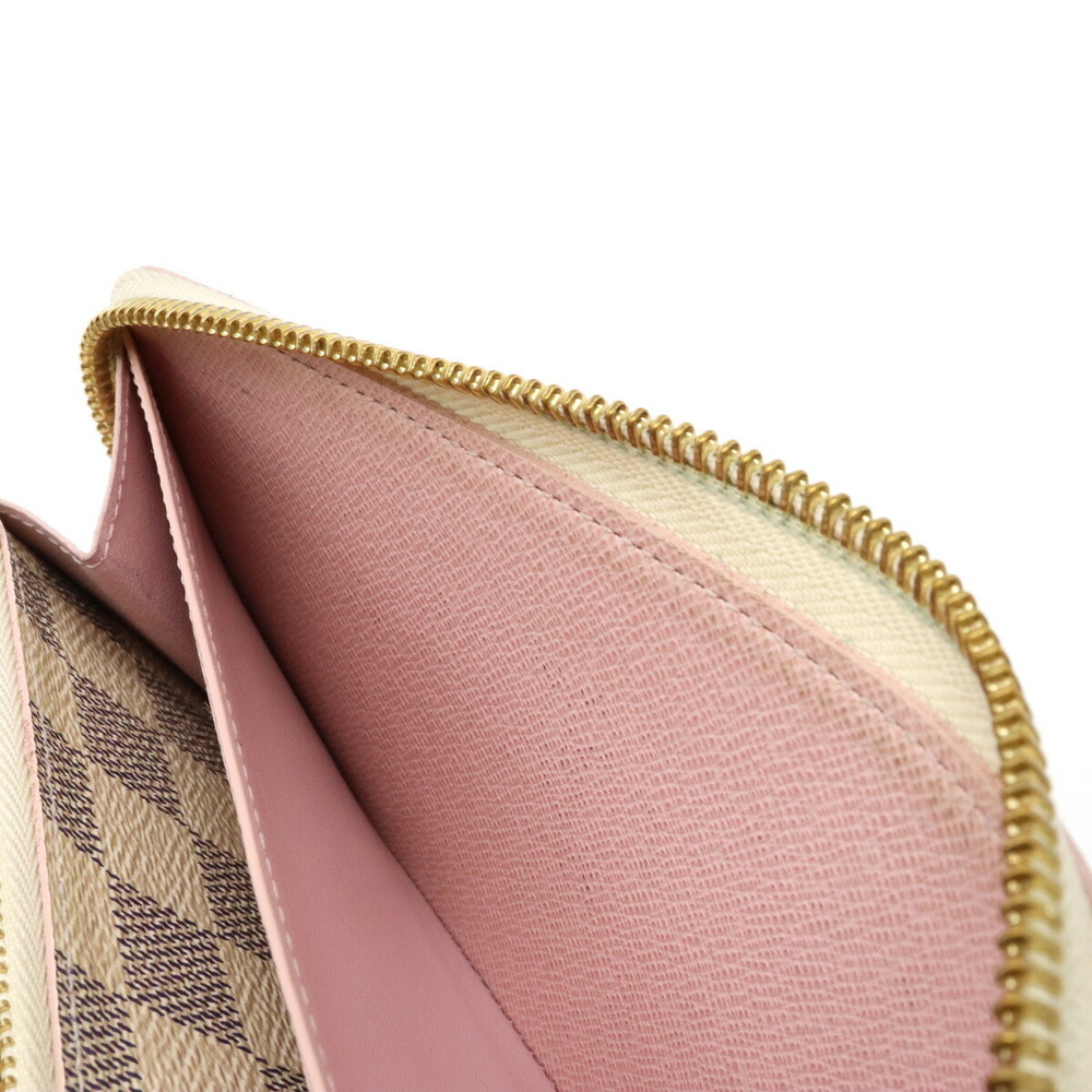 Louis Vuitton Pink Ballerine Card Holder / Damier Azur