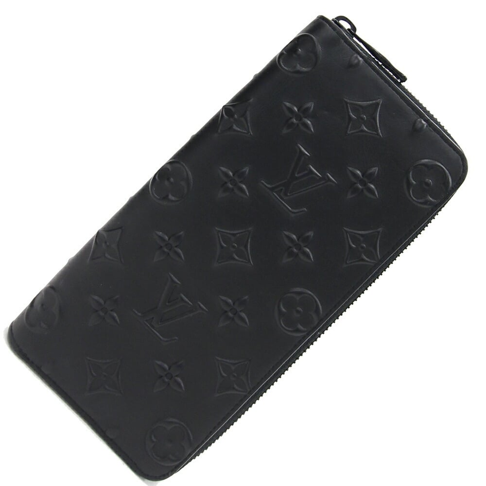 Louis Vuitton Round Long Wallet Monogram Seal Zippy Vertical