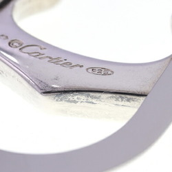 Cartier Money Clip Chevron Silver Stainless Steel Bill Men's Auction