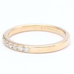 Tiffany Novo Half Eternity Ring Pink Gold (18K) Fashion Diamond Band Ring Pink Gold