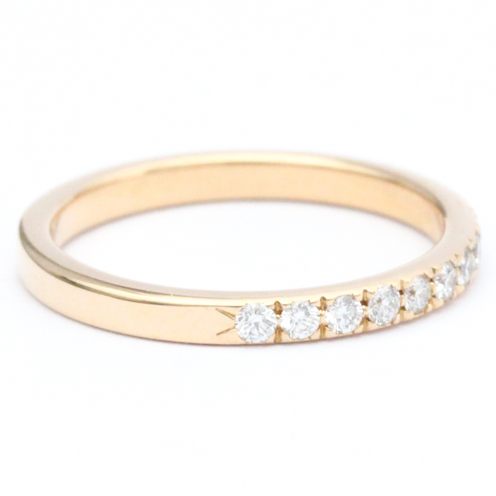 Tiffany Novo Half Eternity Ring Pink Gold (18K) Fashion Diamond Band Ring Pink Gold