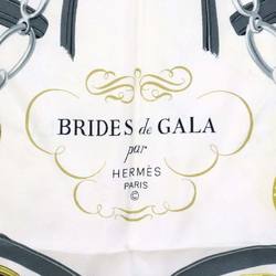 Hermes HERMES Scarf Carre 90 BRIDES de GALA Silk Light Blue/Multicolor Women's e55767a