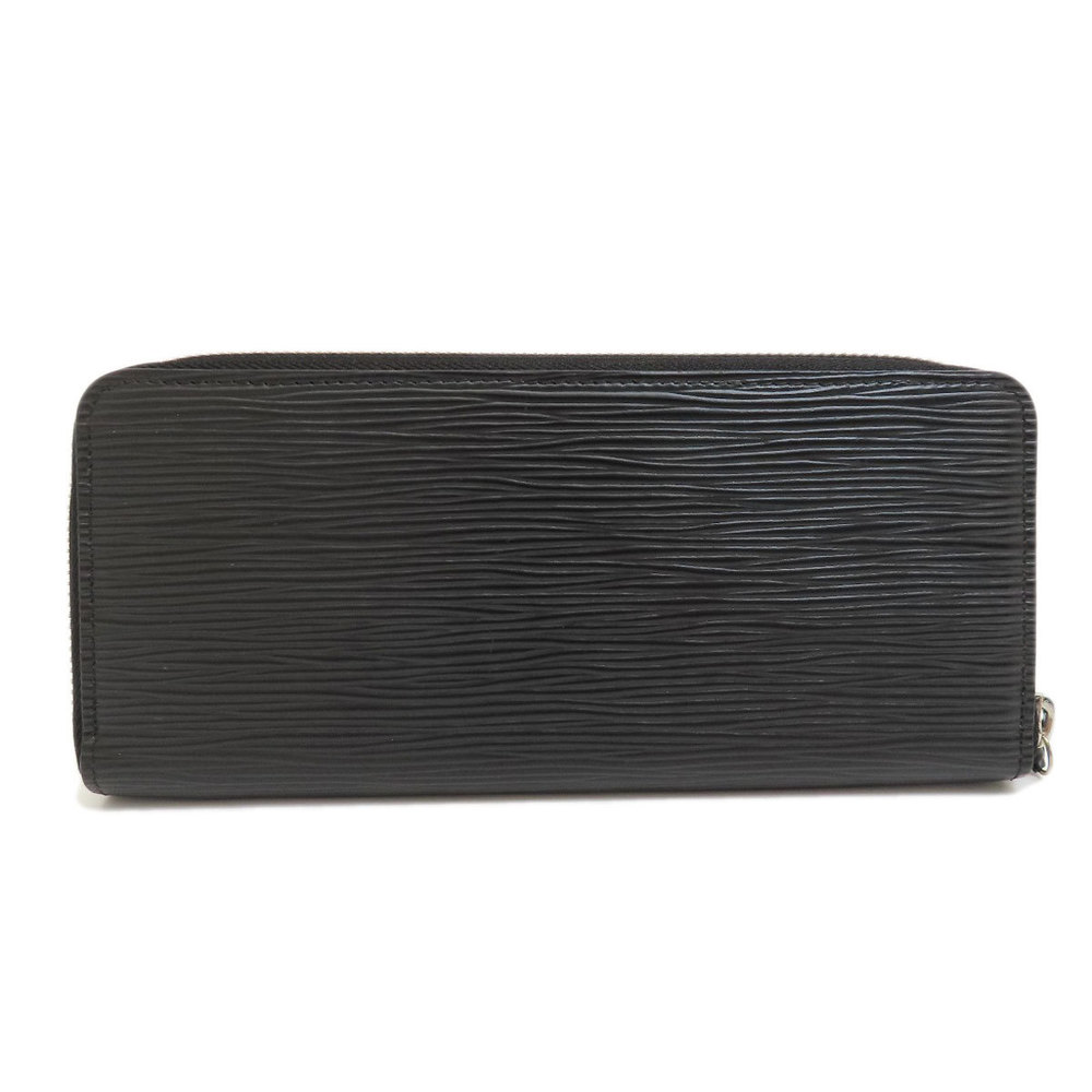 LOUIS VUITTON black Epi leather CLEMENCE Zip Wallet For Sale at