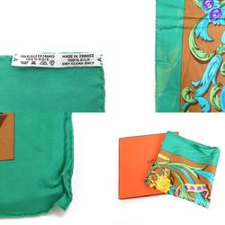 Hermes HERMES Scarf Carre 90 LA MORS A CONETABLE Silk Green/Multicolor Women's e55765a