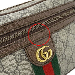 Gucci Bag Men's Body Waist Pouch Gg Supreme Ophidia Belt Brown 574796