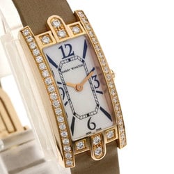 Harry Winston AVCQHM16RR017 Avenue C 332LQR Watch K18 Pink Gold/Satin/Diamond Ladies HARRY WINSTON