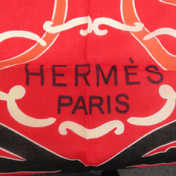 Hermes Stole Ceremony Horse Bridle Scarf Muffler Cotton Women's HERMES