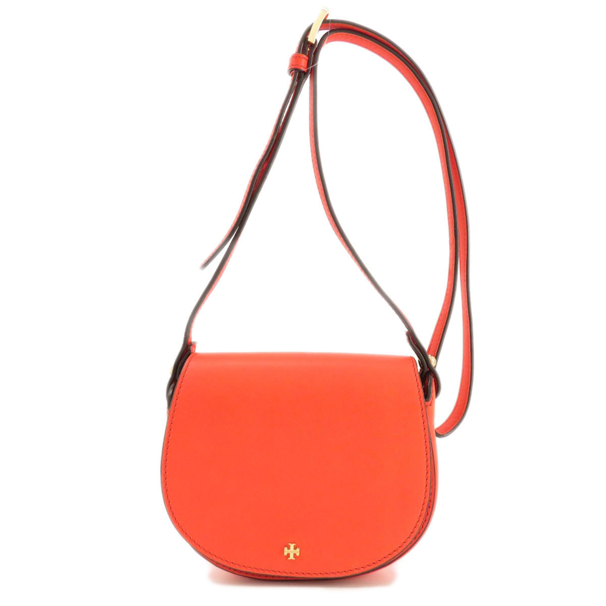 Tory Burch Motif Shoulder Bag Calf Women's