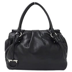 Salvatore Ferragamo Bag Ladies Tote Shoulder Leather Black