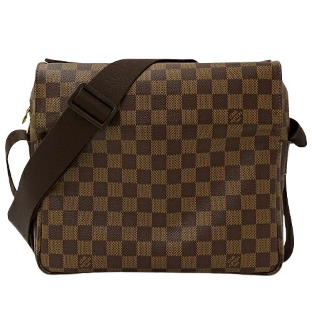 Louis Vuitton LOUIS VUITTON Bag Damier Men's Shoulder Naviglio N45255 Brown