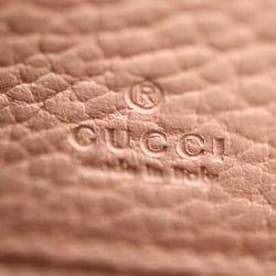 GUCCI Gucci GG Marmont Coin Case 644406 Leather Beige Gold Metal Fittings Purse L-shaped Zipper Japan Limited