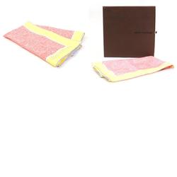 Louis Vuitton LOUIS VUITTON Scarf Silk Yellow/Pink Ladies M75273 e55766a