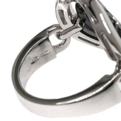 Bvlgari Astrale Cerki Ceramic Ring K18 White Gold Women's BVLGARI