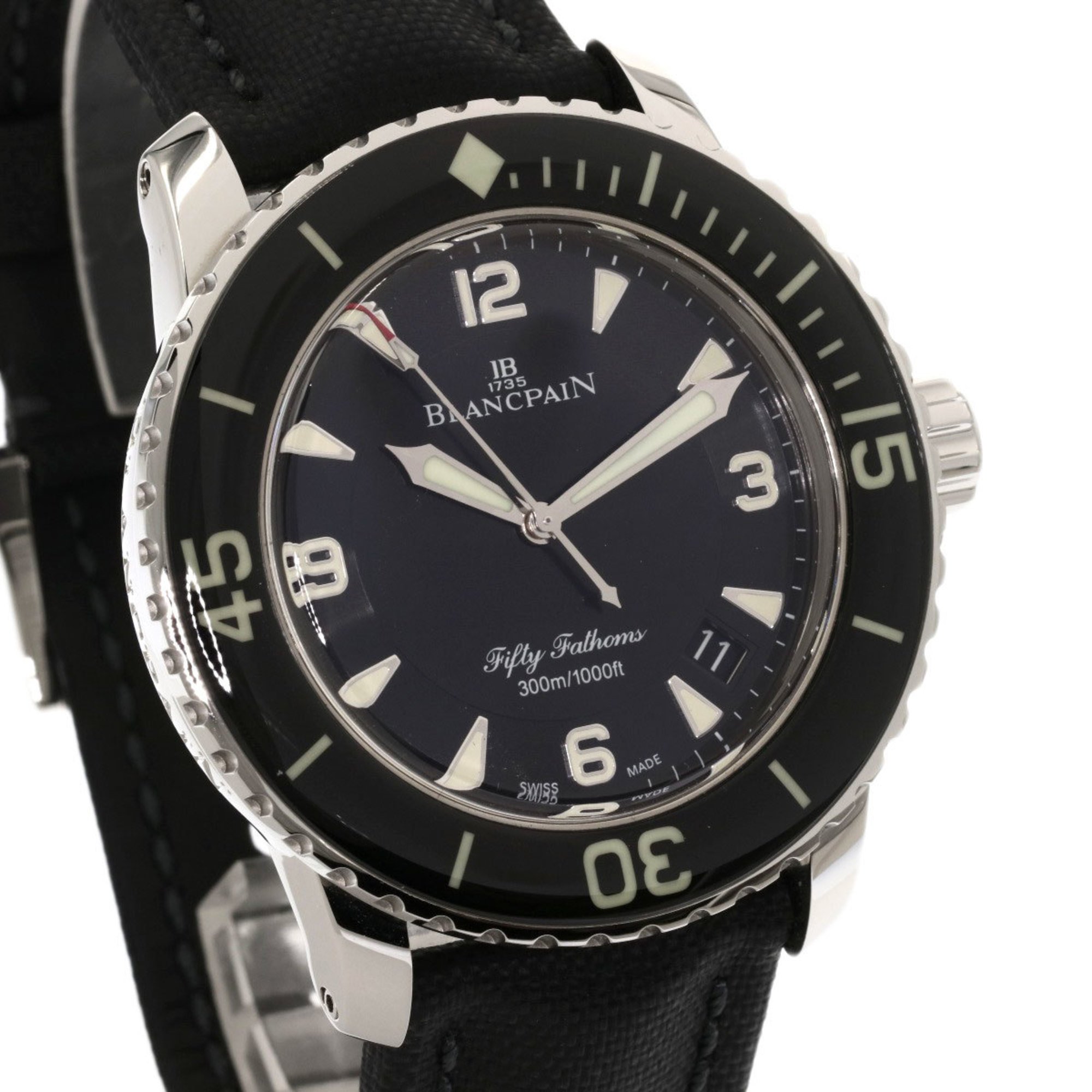 Blancpain 5015-1130-52A Fifty Fathoms 45mm Watch Stainless Steel/Fabric Mens