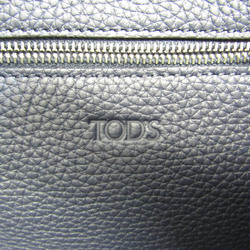 Tod's Women's Leather Tote Bag Navy