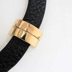 Fendi COLLANA C 8AG288 Leather,Metal Women's Choker Necklace (Black,Gold,Silver)