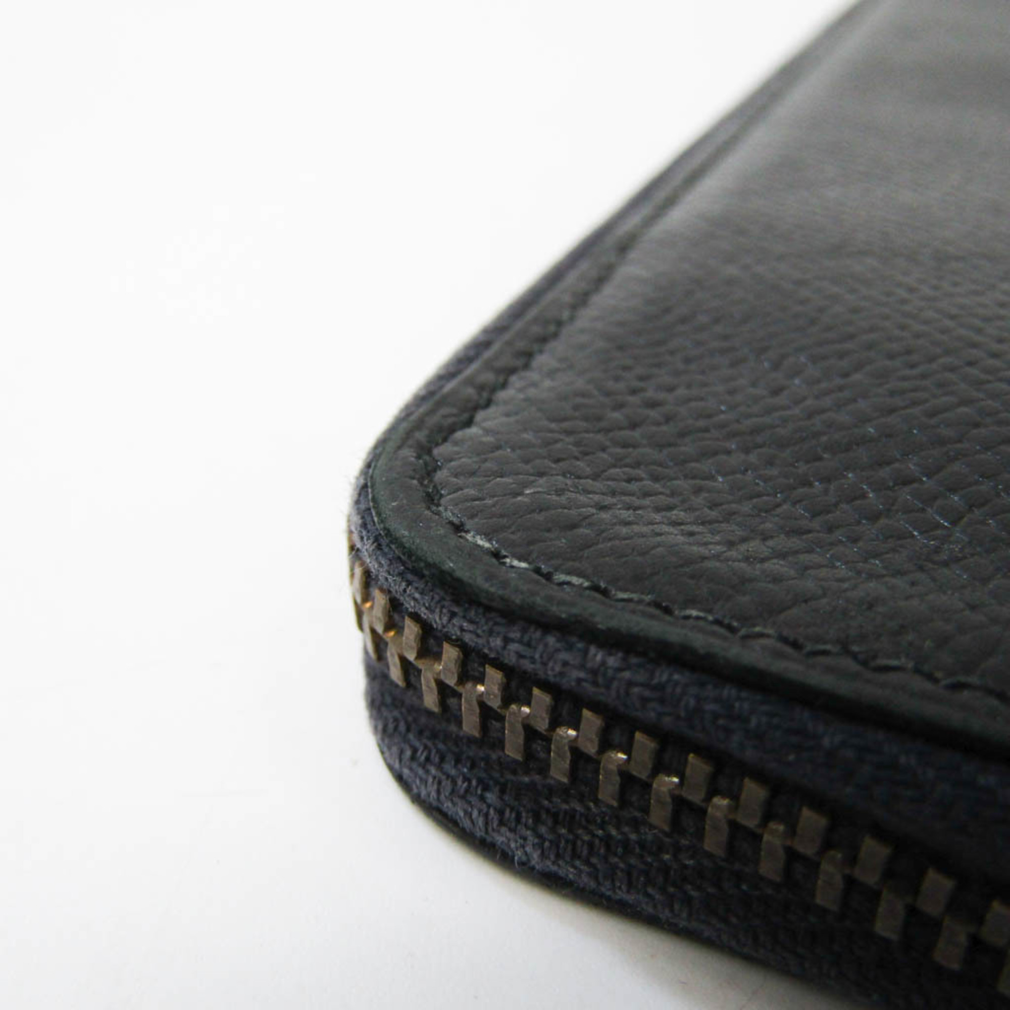 Hermes Travel Case Men,Women Epsom Leather Long Wallet (bi-fold) Black