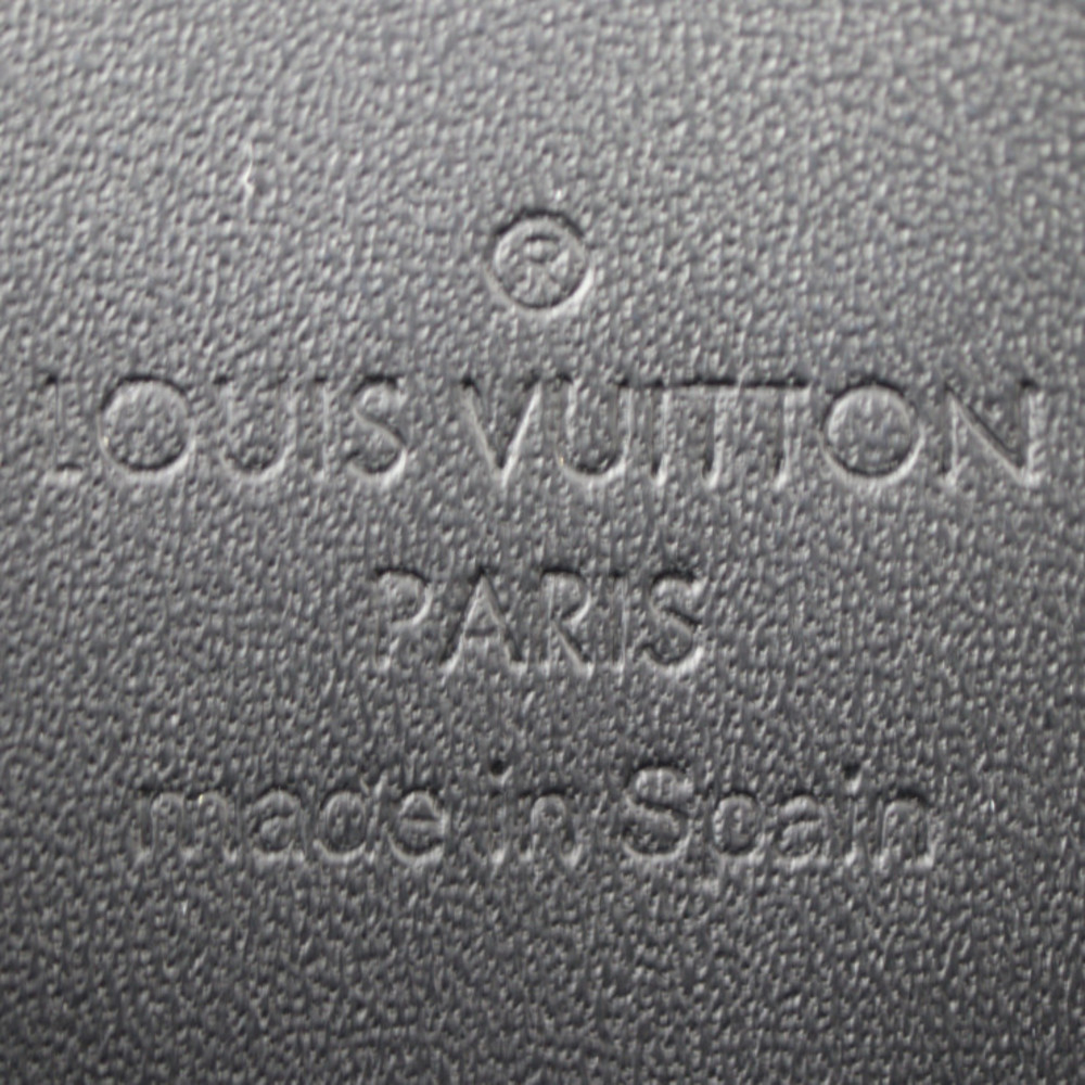 LOUIS VUITTON Louis Vuitton Portefeuille Clemence Monogram Vernis Long  Wallet M90920 Noir Round Zipper