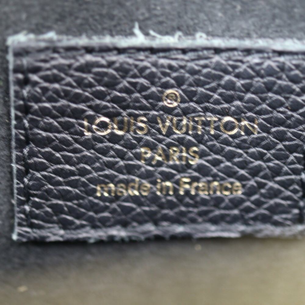 LOUIS VUITTON Victoire Monogram Black Leather Hand Bag M41730
