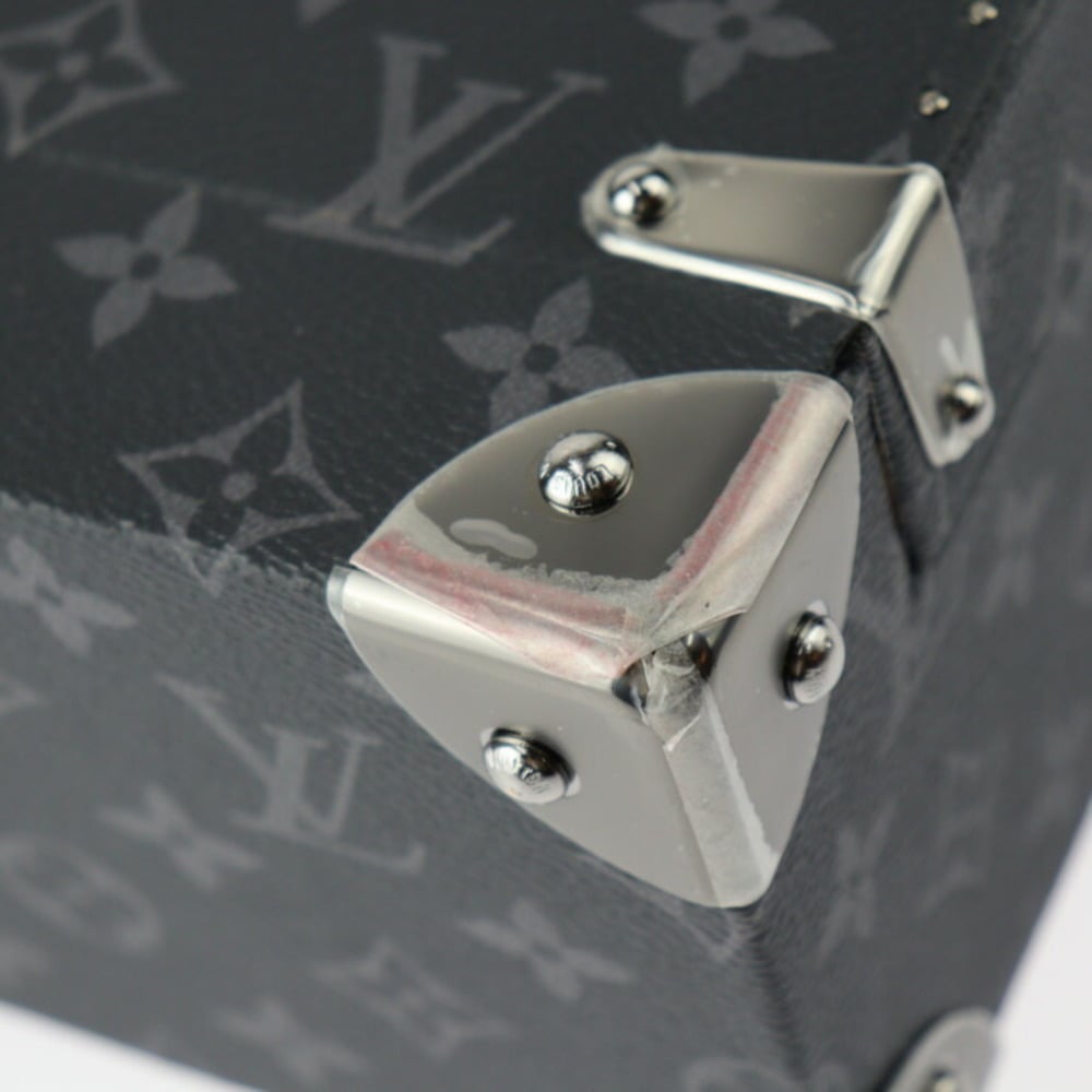 LOUIS VUITTON Louis Vuitton Fragrance Box Other Bag M20078 Monogram Eclipse  Leather Black Silver Hardware Trunk Vanity