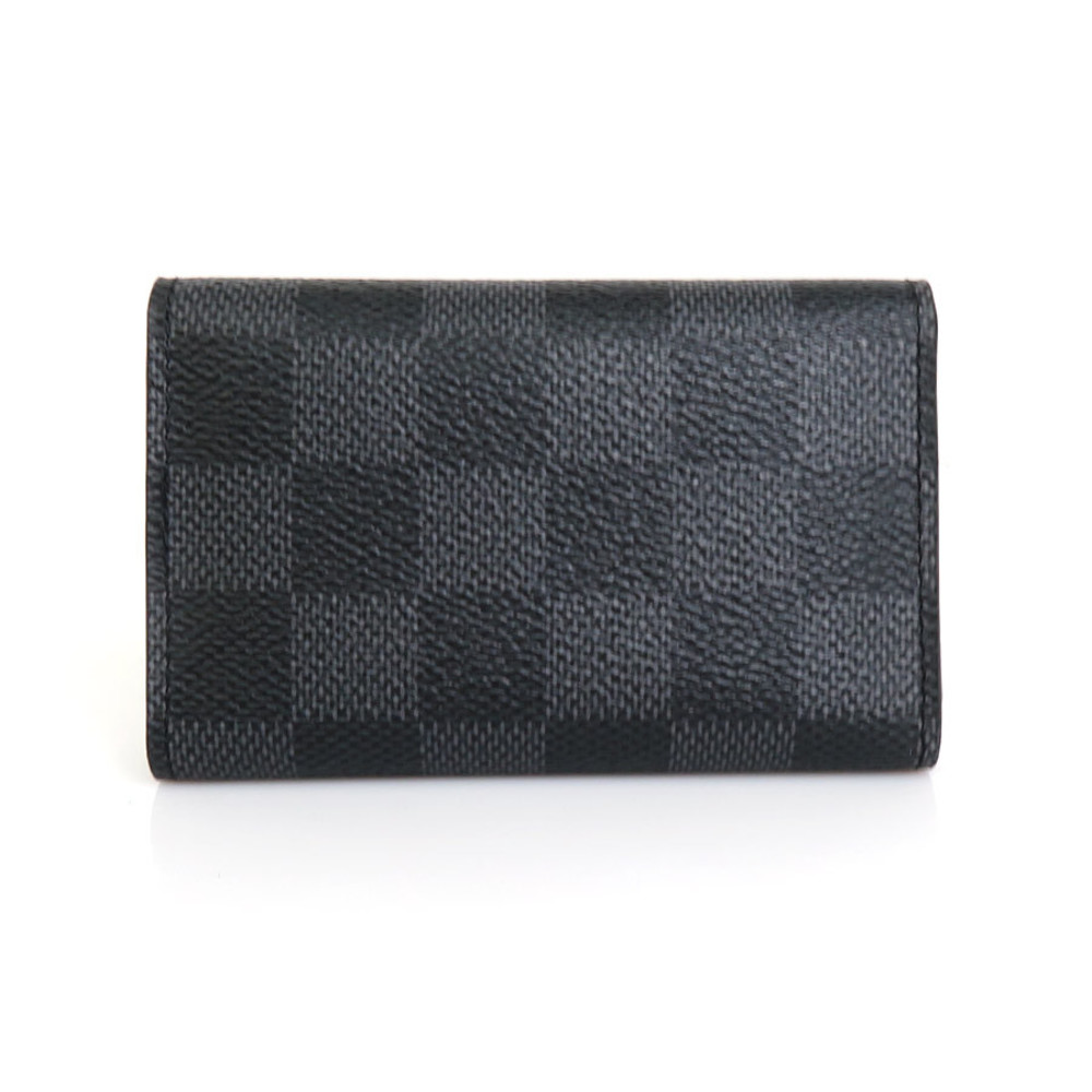 Louis Vuitton Key Holder Multicles 6 Damier Graphite Black in