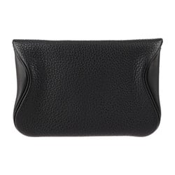 HERMES Hermes Villevolt 21 Clutch bag Taurillon Clemence Vaux Swift Black Pouch T engraved