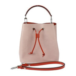 LOUIS VUITTON Louis Vuitton Neonoe Handbag M54370 Epi Leather Calf Rose Ballerine Orange Series Silver Hardware 2WAY Shoulder Bicolor