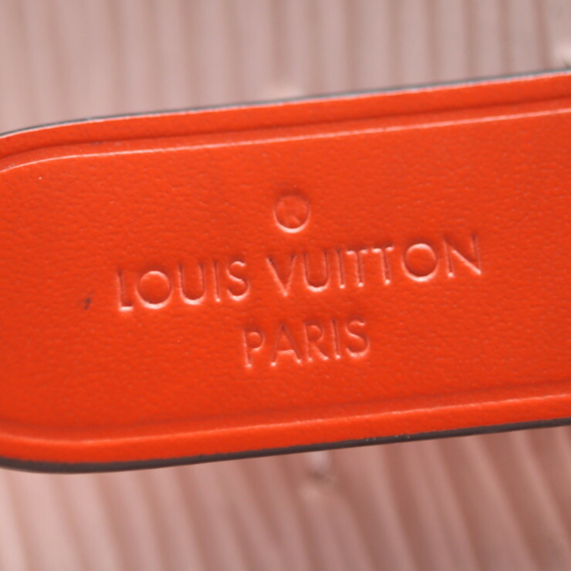 LOUIS VUITTON Louis Vuitton Neonoe Handbag M54370 Epi Leather Calf Rose Ballerine Orange Series Silver Hardware 2WAY Shoulder Bicolor