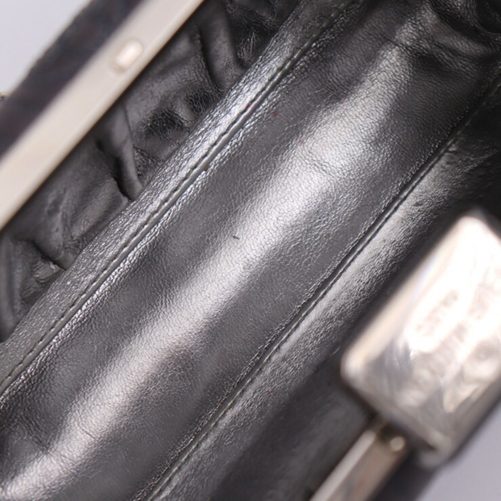 LOUIS VUITTON Louis Vuitton Minaudière Clutch Bag M95802 Monogram Motard  Gray Series Silver Metal Fittings 2WAY Chain Shoulder Clasp