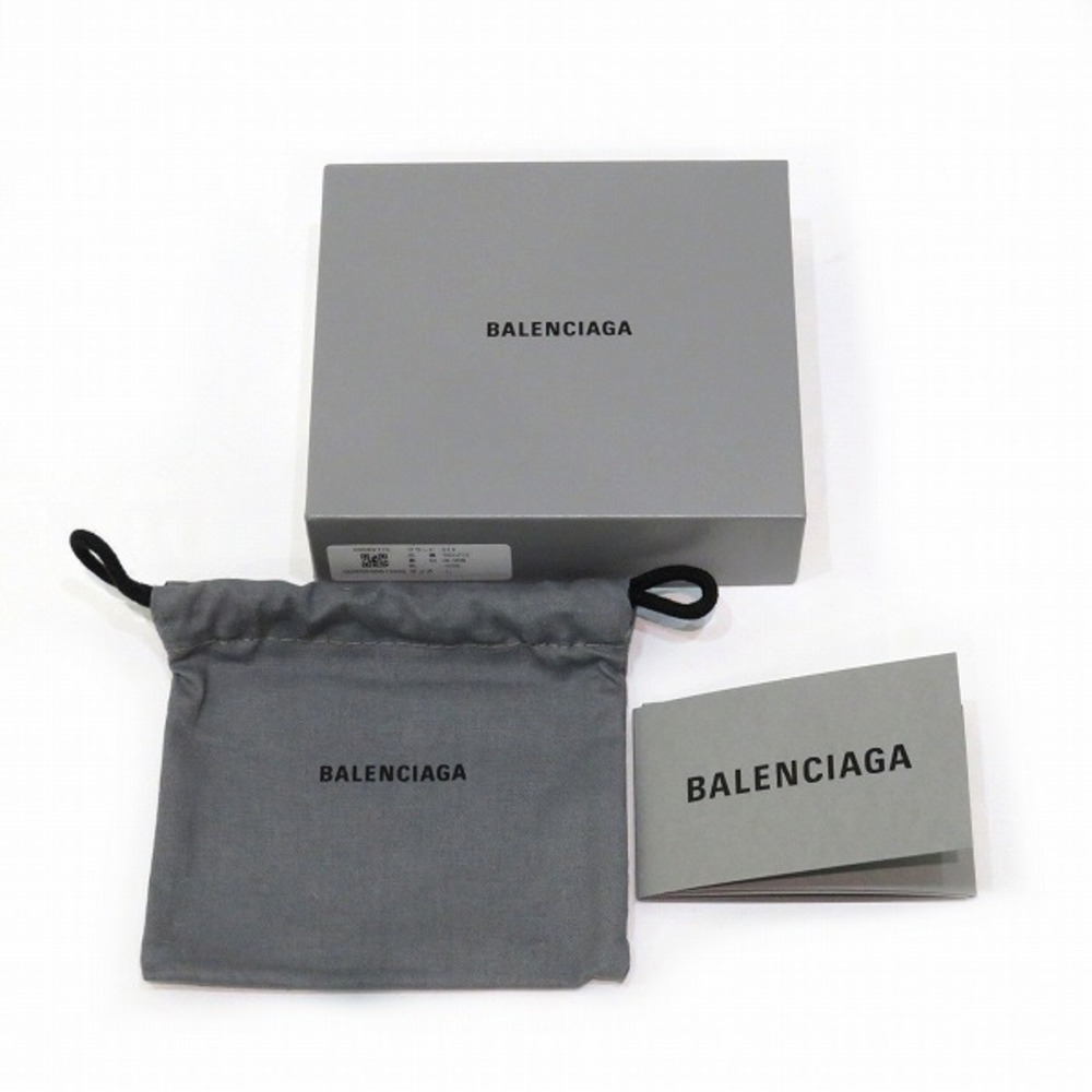  BALENCIAGA PAPIER Paper Card Case, Business Card Holder,  Men's, Card Case, 505238, DLQ0N 1000 [Parallel Import] : Clothing, Shoes &  Jewelry