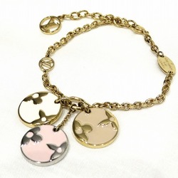 LOUIS VUITTON Necklace M00592 Collier My Blooming Strass LV Circle  Monogram