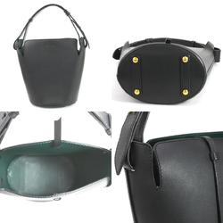 Burberry BURBERRY shoulder bag bucket leather black ladies r9569a