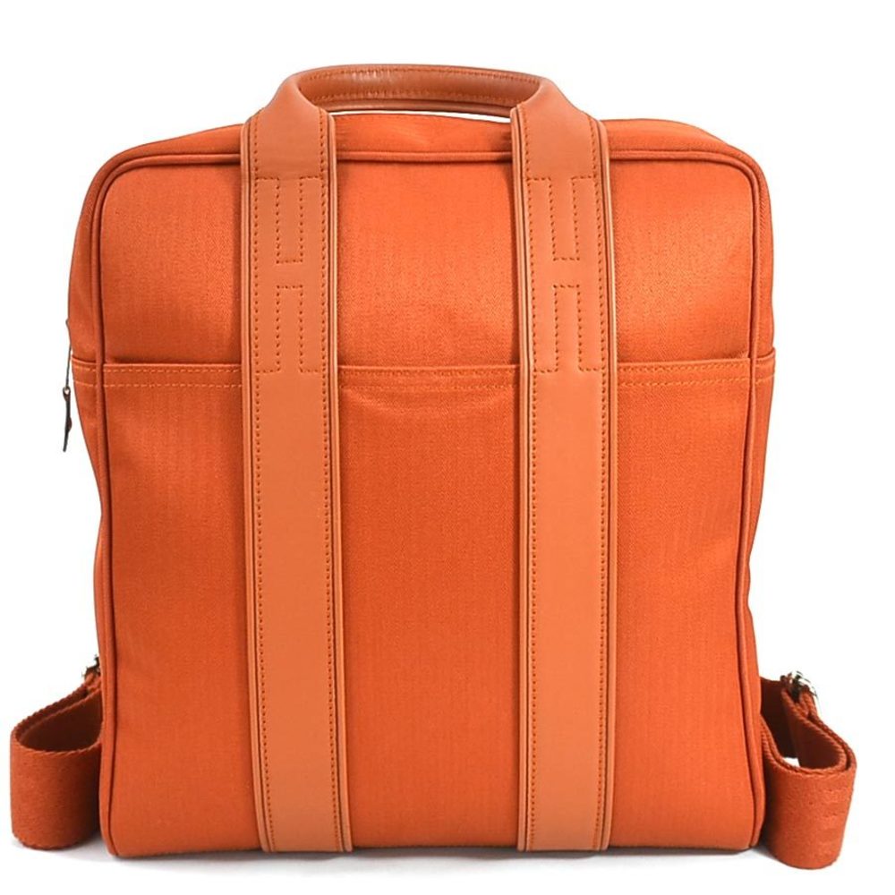 Hermès Toile Chevron Tennis Bag - Orange Carry-Ons, Luggage