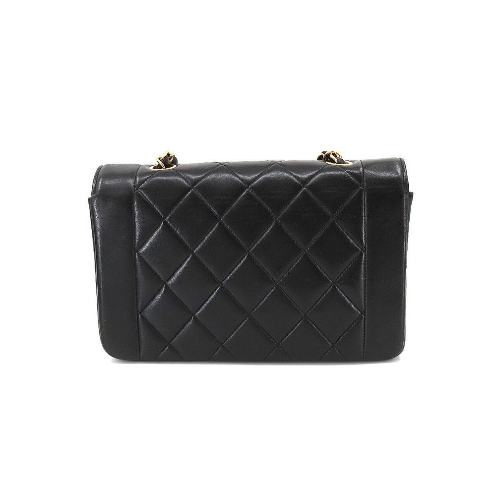 Buy [Used] CHANEL Chain Shoulder Bag Matelasse 22 Diana Flap Leather Black  A01164 from Japan - Buy authentic Plus exclusive items from Japan