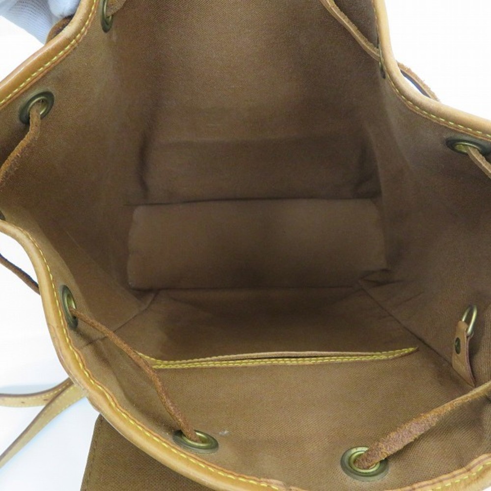 Louis Vuitton Monogram Montsouris PM M51137 Bag Backpack Ladies